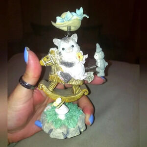 Westland Kitten on Rocking Horse